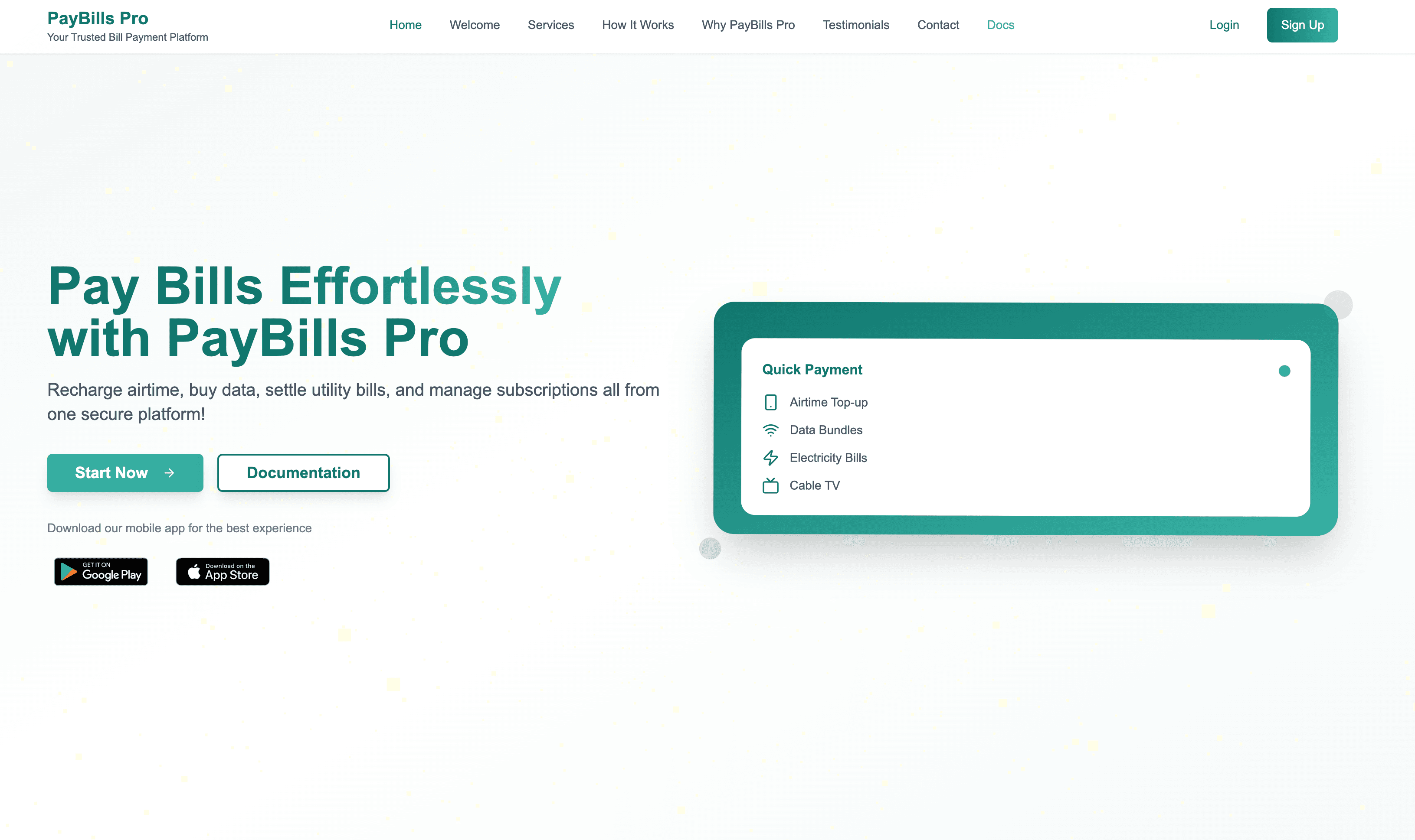 PayBillsPro Screenshot